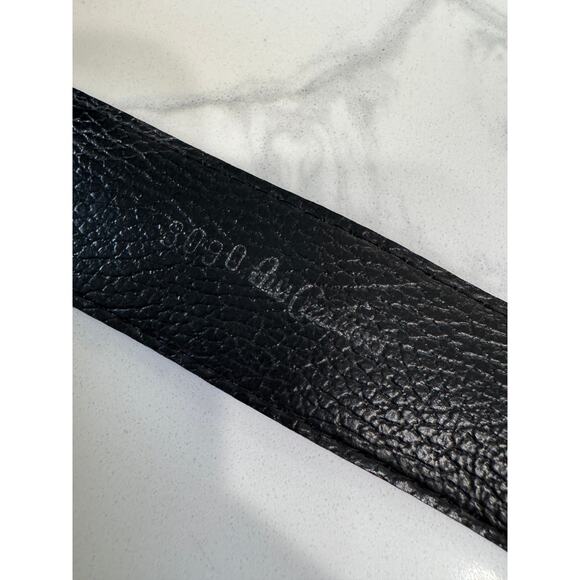 Vintage Double Horse Head Metal One Size Belt Buckle 3" / 33" long belt - Picture 7 of 11